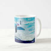 SOUS-MARINE D'ATTAQUE RAPIDE - SSN-770 Mug (Devant droit)