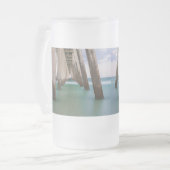 Sous Navarre Beach Pierr Verre Frosted Bière Mug (Devant gauche)