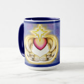 Sous ses ailes 15oz Mug (Devant gauche)