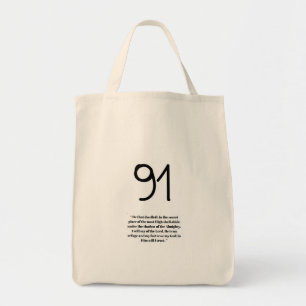 Sous Ses ailes Psaume 91 Sac de courses