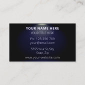 Sous Spotlight Boss Carte de visite avec code QR (Devant)