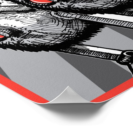 Sous Surveillance - grande impression (Coin)