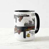 Sous tasse 1938 de mitrailleuse de Thompson (Devant droit)