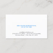 SOUS-TITRE SPOTLIGHT No 1 Designer Carte de visite (Dos)