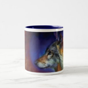 Sous une tasse de lune bleue