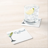 Sous-verre de fête de cocktail Verre à Martini (En situation)