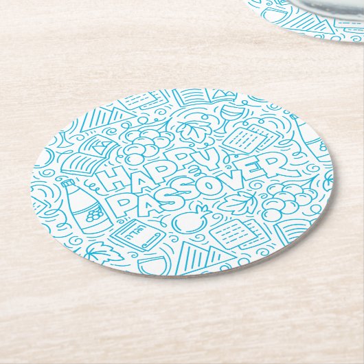 Sous-verre de Pâque en papier (Incliné)