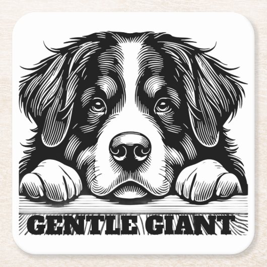 Sous-verre décoratif Gentle Giant (Devant)