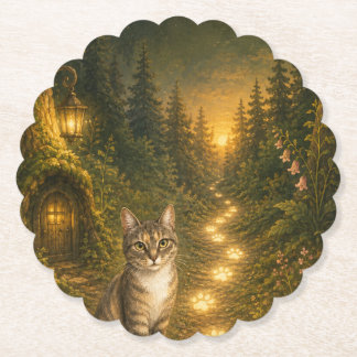 🎉 Sous-verre – Elsa de la forêt ronronnante 🐾✨