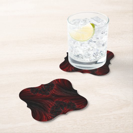 Sous-verre en papier (En situation)