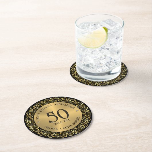 Sous-verre en papier (En situation)