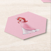 Sous-verre en papier Ariel (Incliné)