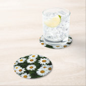 Sous-verre en papier Fleur de marguerite (En situation)