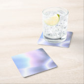 Sous-verre en papier Lilas Lights (En situation)