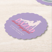 Sous-verre en papier pour fête Dazed & Engagé Viol (Incliné)