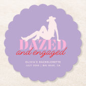 Sous-verre en papier pour fête Dazed & Engagé Viol (Devant)