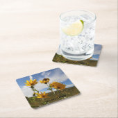 Sous-verre en papier Prairie Sunset (En situation)