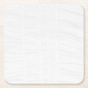 Sous-verre en papier rustique en marbre blanc simp