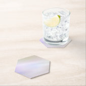 Sous-verre en papier Soft Mist (En situation)