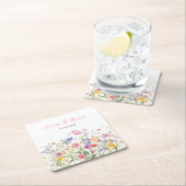 Sous-verre floral de printemps Wildflower (En situation)