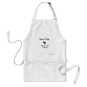 Sous Vide Burnt Apron Standaard Schort