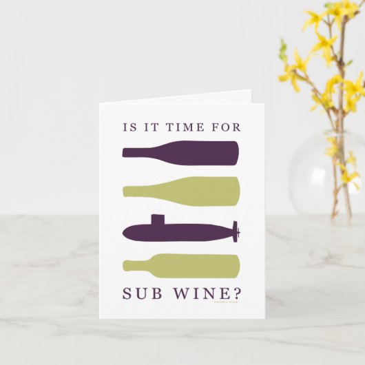 Sous-vin - Carte de note (Fleur jaune)