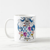 Sousa Family Crest Koffiemok (Links)