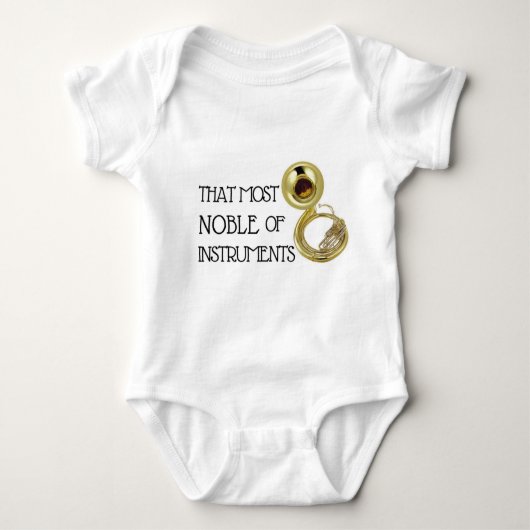 Sousaphone Baby Bodysuit (Voorkant)