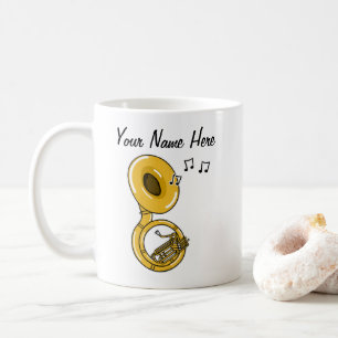 Sousaphone Custom Mug Brass musicien Cadeau