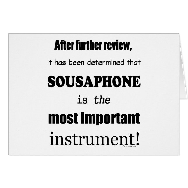 Sousaphone instrument le plus important (Devant horizontal)