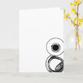 Sousaphone-Kaart Kaart (Gele Bloem)