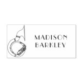 Sousaphone Marching Band Music Teacher Musician Rubberstempel (Afrduk)