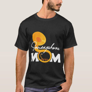 Sousaphone Moeder Marching Band Muziekinstrument T-shirt