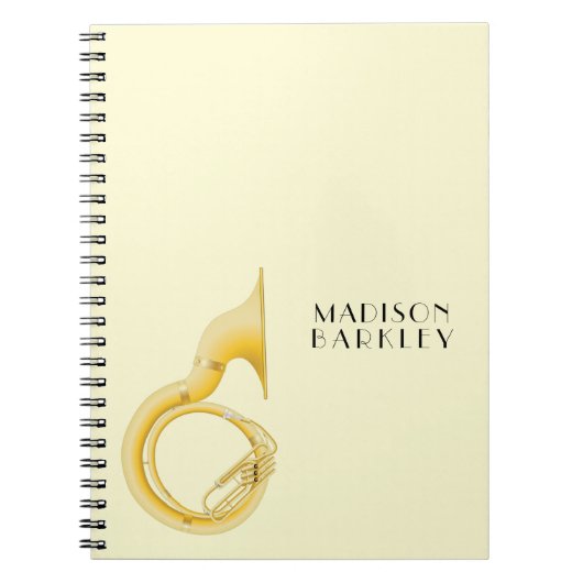 Sousaphone Music Teacher Notitieboek (Voorkant)