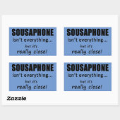 Sousaphone n'est pas tout Sticker rectangulaire (Feuille)