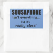 Sousaphone n'est pas tout Sticker rectangulaire (Sac)