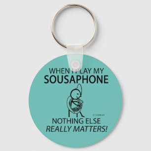 Sousaphone Niets anders doet er toe Sleutelhanger