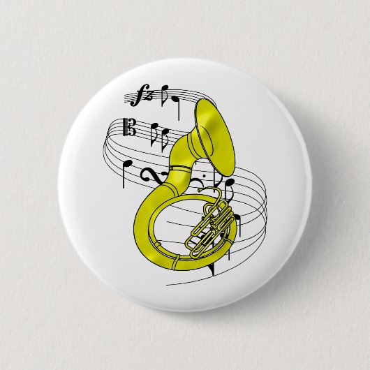 Sousaphone Ronde Button 5,7 Cm (Voorkant)