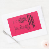 Sousaphone Zombie Exploser Sticker rectangulaire (Enveloppe)