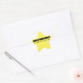 Sousaphoneaholic Life Star Sticker (Enveloppe)