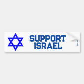 Soutenez Israël Bumper Sticker (Devant)