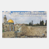 Soutenez Israël Sticker (Devant)