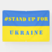 Soutenez La Bannière Ukraine Drapeau Ukrainien (Horizontal)