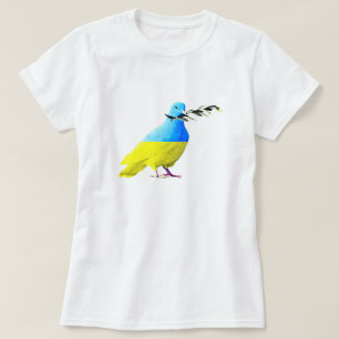 Soutenez la colombe de paix T-shirt ukrainien