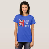 soutenez le T-shirt de tennis de Britanniques (Devant entier)