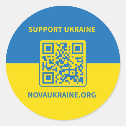 Soutenez les autocollants Ukraine (Devant)