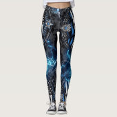 Soutenez les Blue Law Enforcement Leggings (Devant)