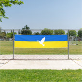 Soutenez l'Ukraine Bannière pacifiste Drapeau ukra (Insitu)