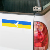 Soutenez l'Ukraine Bumper Sticker Peace Dove (Sur camion)