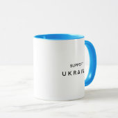 Soutenez l'Ukraine Coffee Mug (Devant droit)